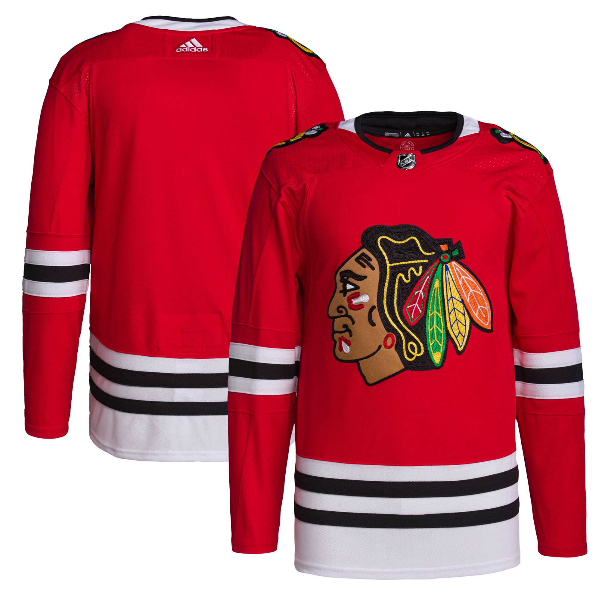 Chicago Blackhawks adidas Men’s Home Primegreen Authentic Jersey – Red