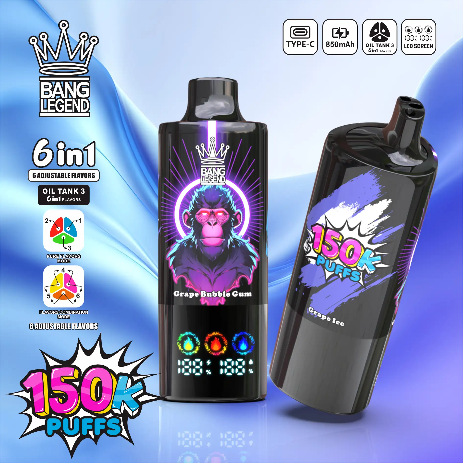 Bang Legend 150K Disposable Vape