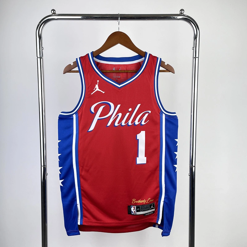 2023 NBA Philadelphia 76ers 1 HARDEN Basketball Jersey