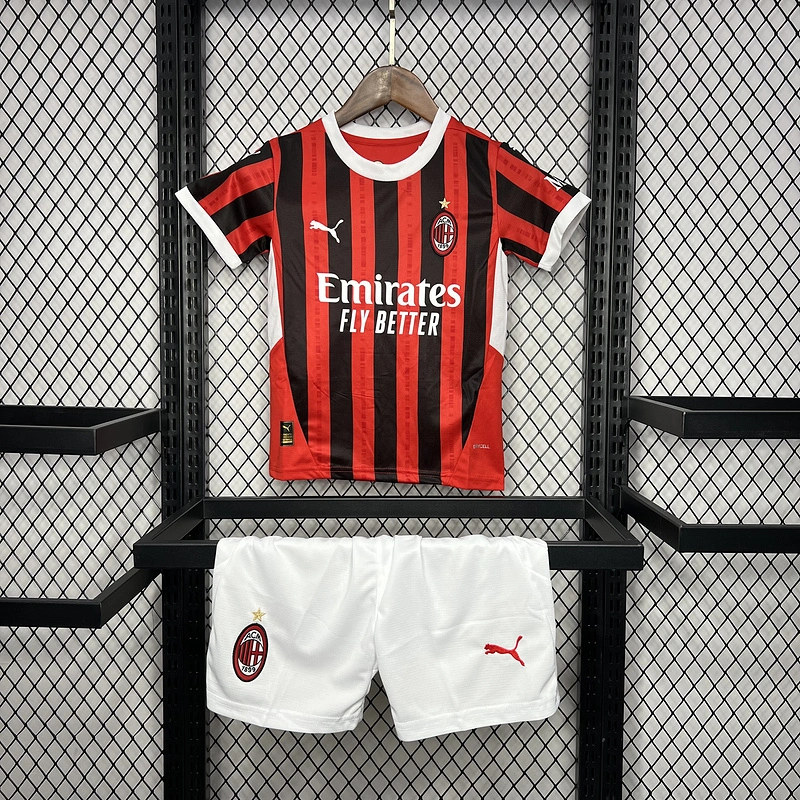 2024-25 AC Milan Home KIDS Football jersey