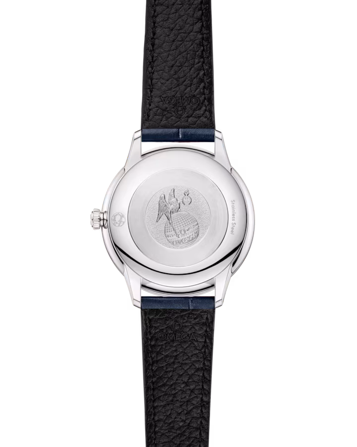 Omega De Ville Prestige 27.5 mm Blue Dial Stainless Steel Strap 434.13.28.60.53.001