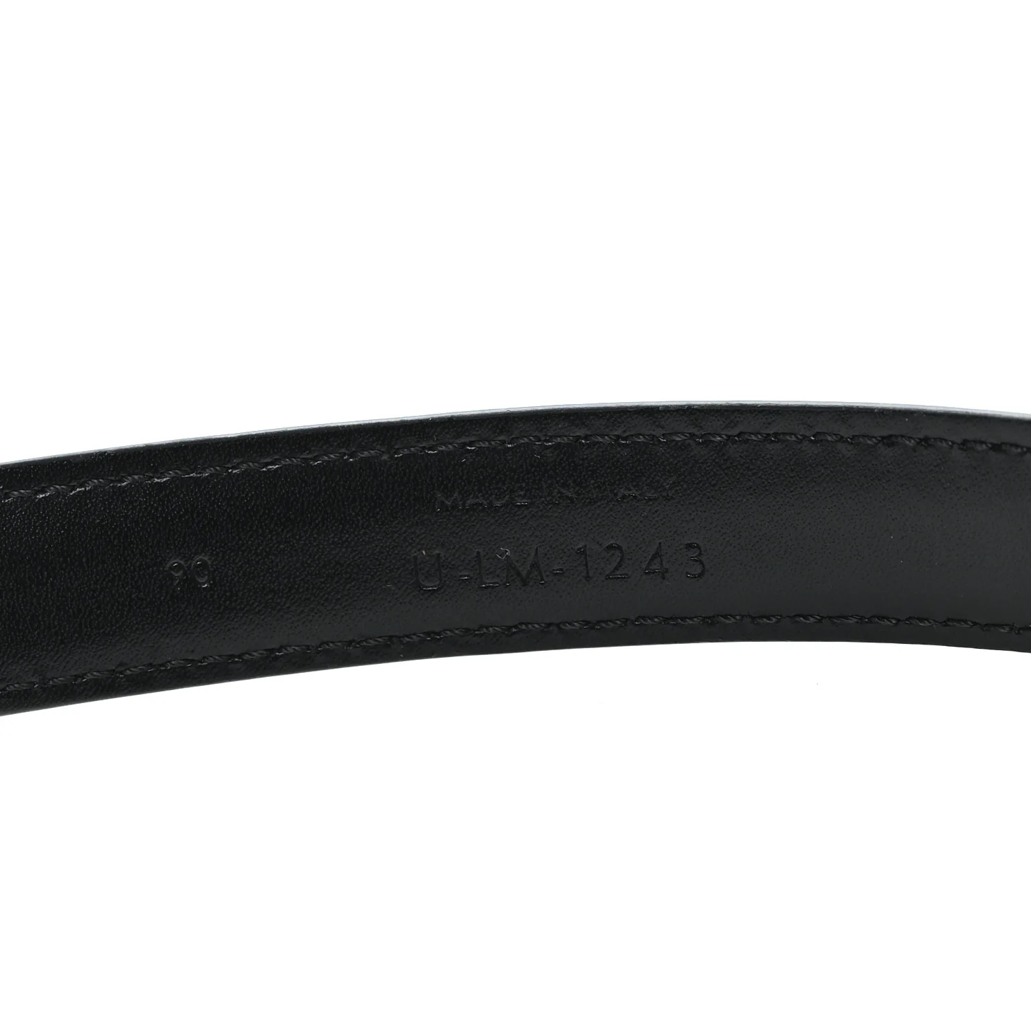 Box Calfskin Medium 25mm Triomphe Belt 90 36 Black