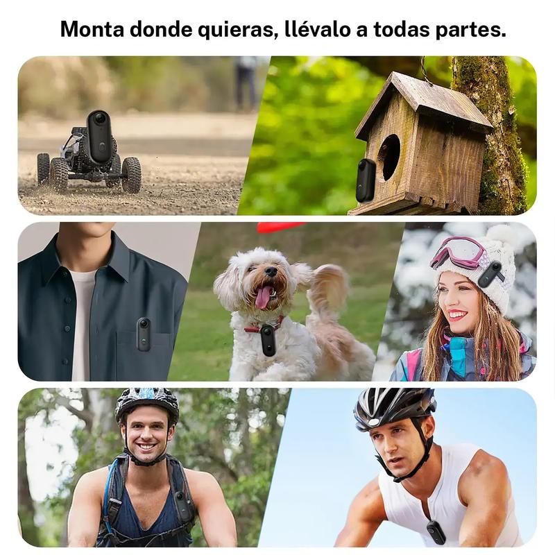 Mini Action Camera, 64GB Memory Card Included, 1080P Full HD Video Quality, Waterproof Design, Perfect for Sports & Daily Use