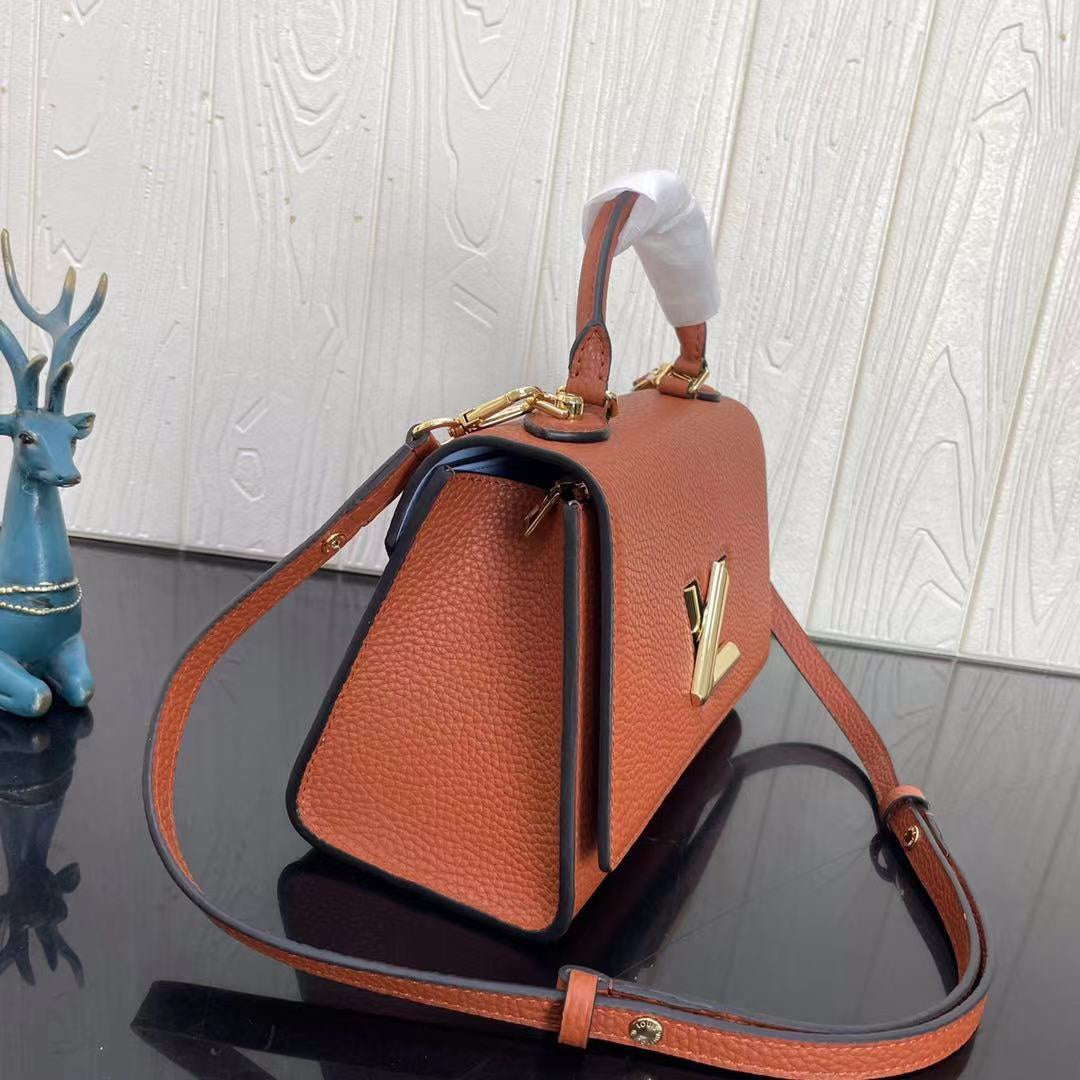 Louis Vuitton Twist One Handle Pm 25Cm Brown