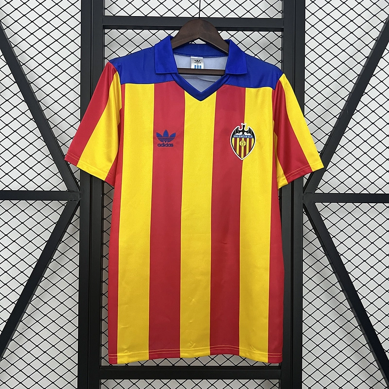 Retro 1980-82 Valencia Home Football jersey