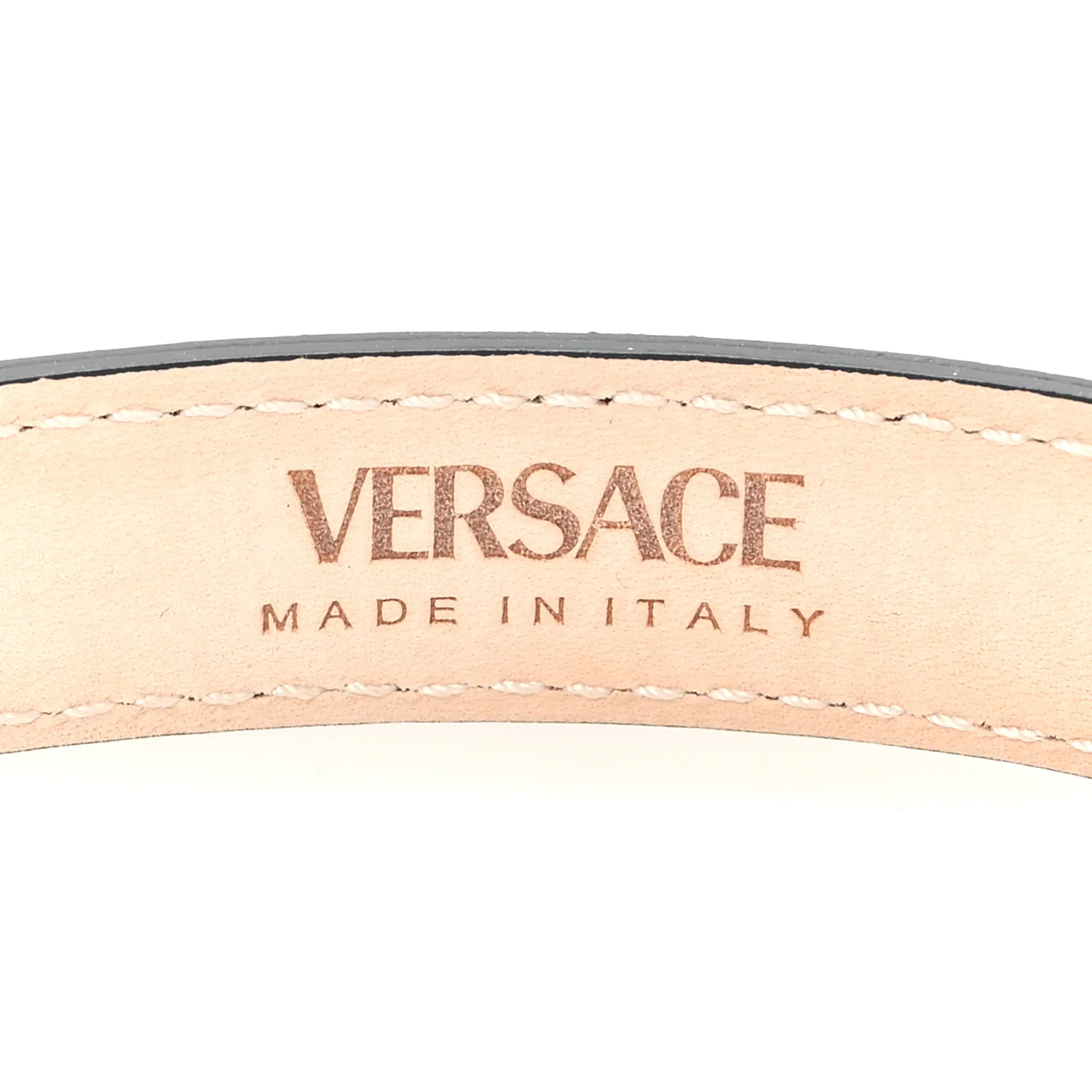 Calfskin 2cm La Medusa Belt 80 32 Black