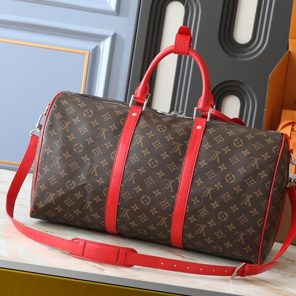 Louis Vuitton Keepall Bandoulière 45 Sari Red 50cm M13808