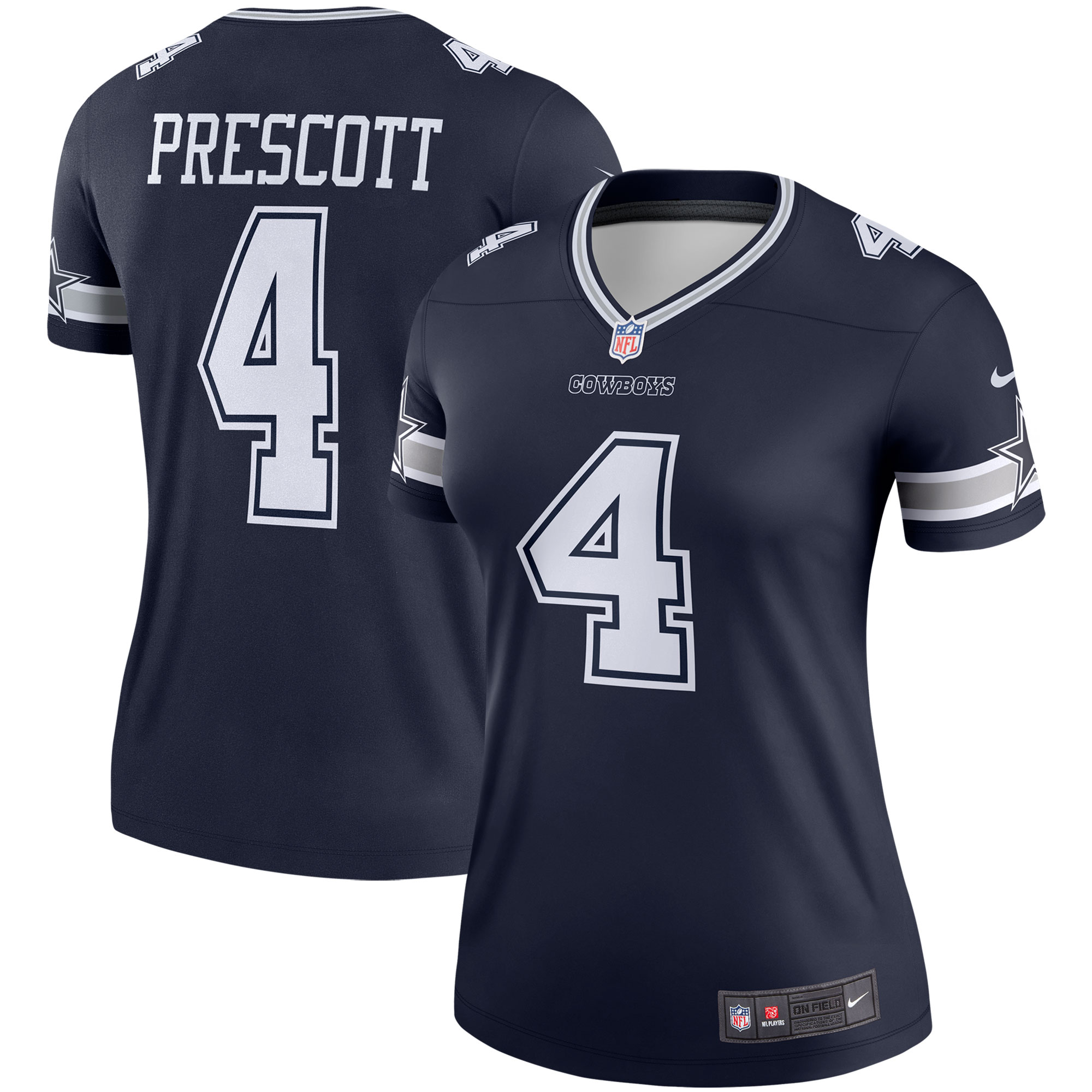 Dak Prescott Dallas Cowboys Nike Women's Legend Player Jersey - Navy