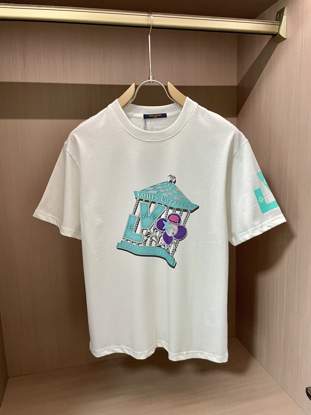 LOUIS VUITTON Monogram Short-Sleeve T-Shirt‌