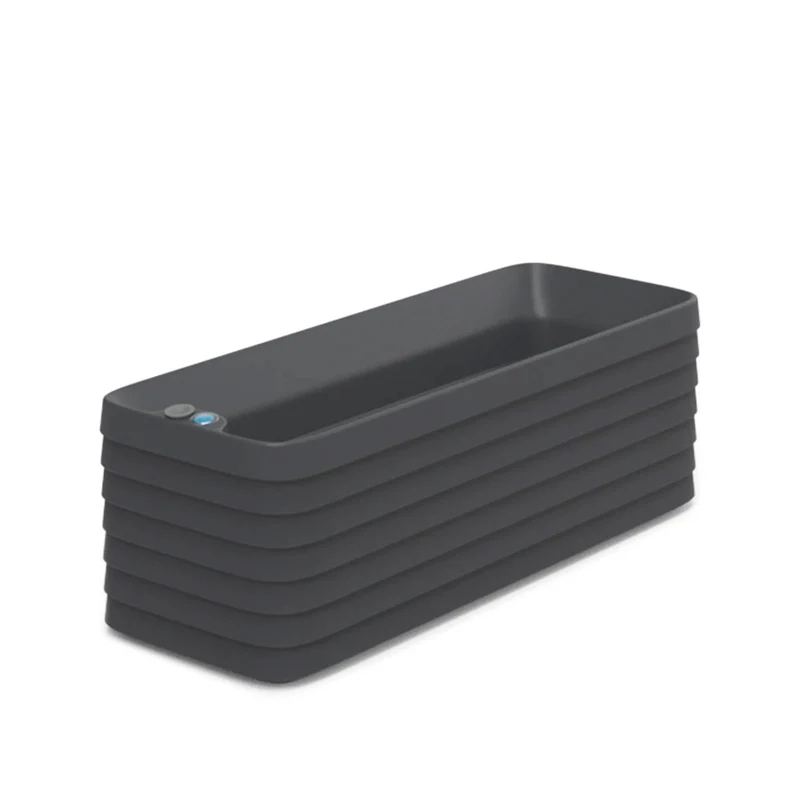 TruDrop Slat Window Box Planter
