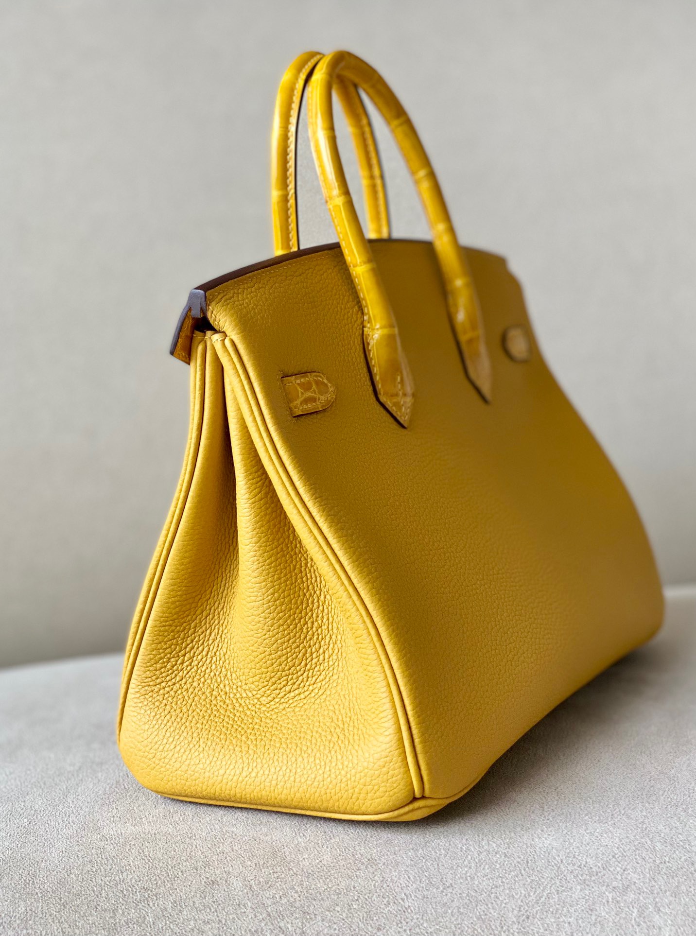 Advanced customization Birkin 25 crocodile skin