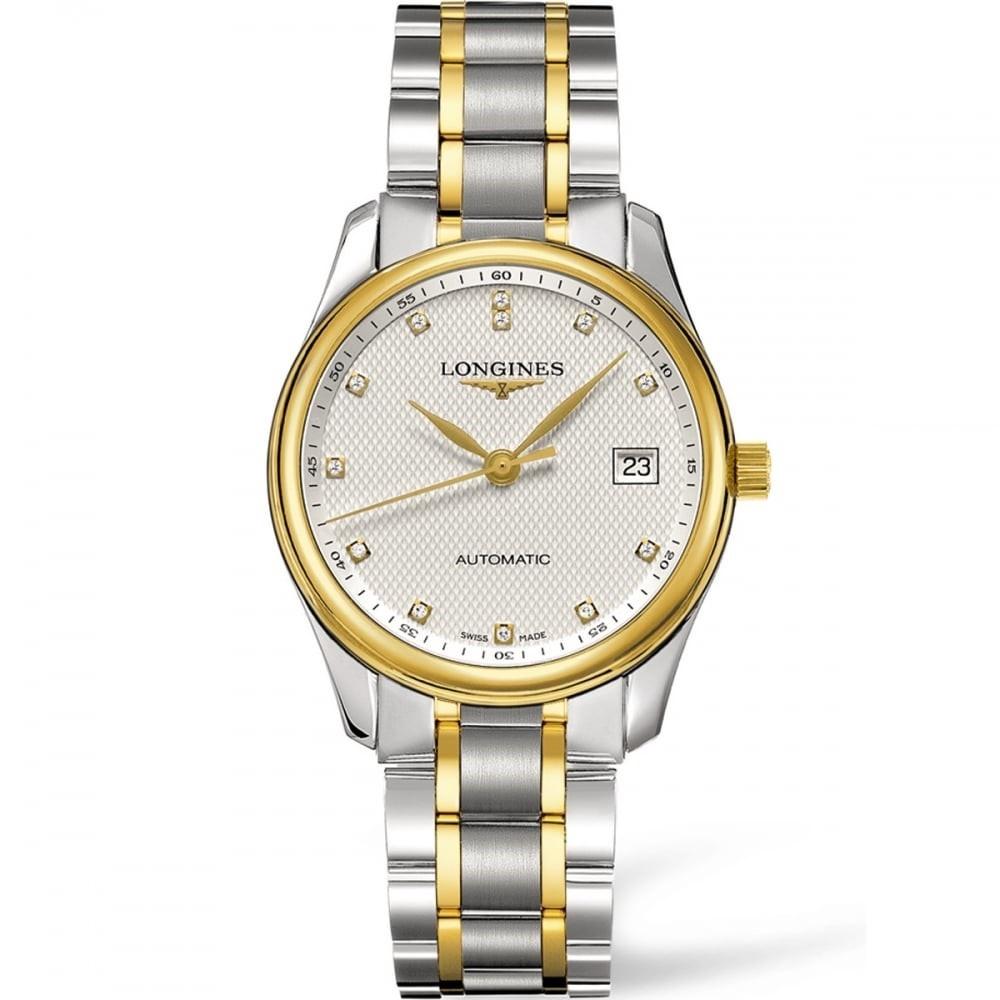 【Super Clone】Longines Unisex L2.518.5.77.7 Master Diamond Two-Tone Stainless Steel Watch