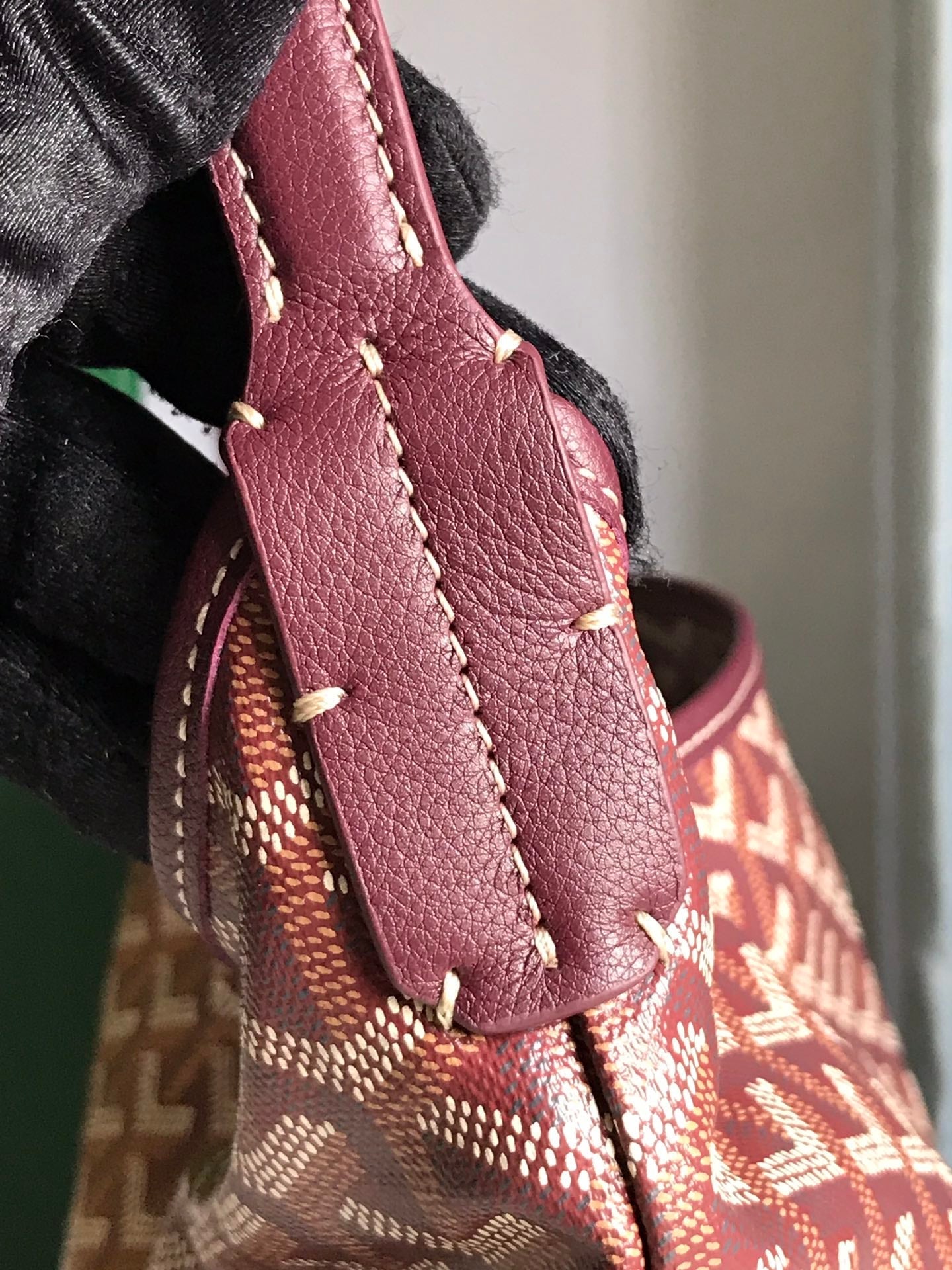 Goyard Hobo Boheme 42Cm Red Canvas