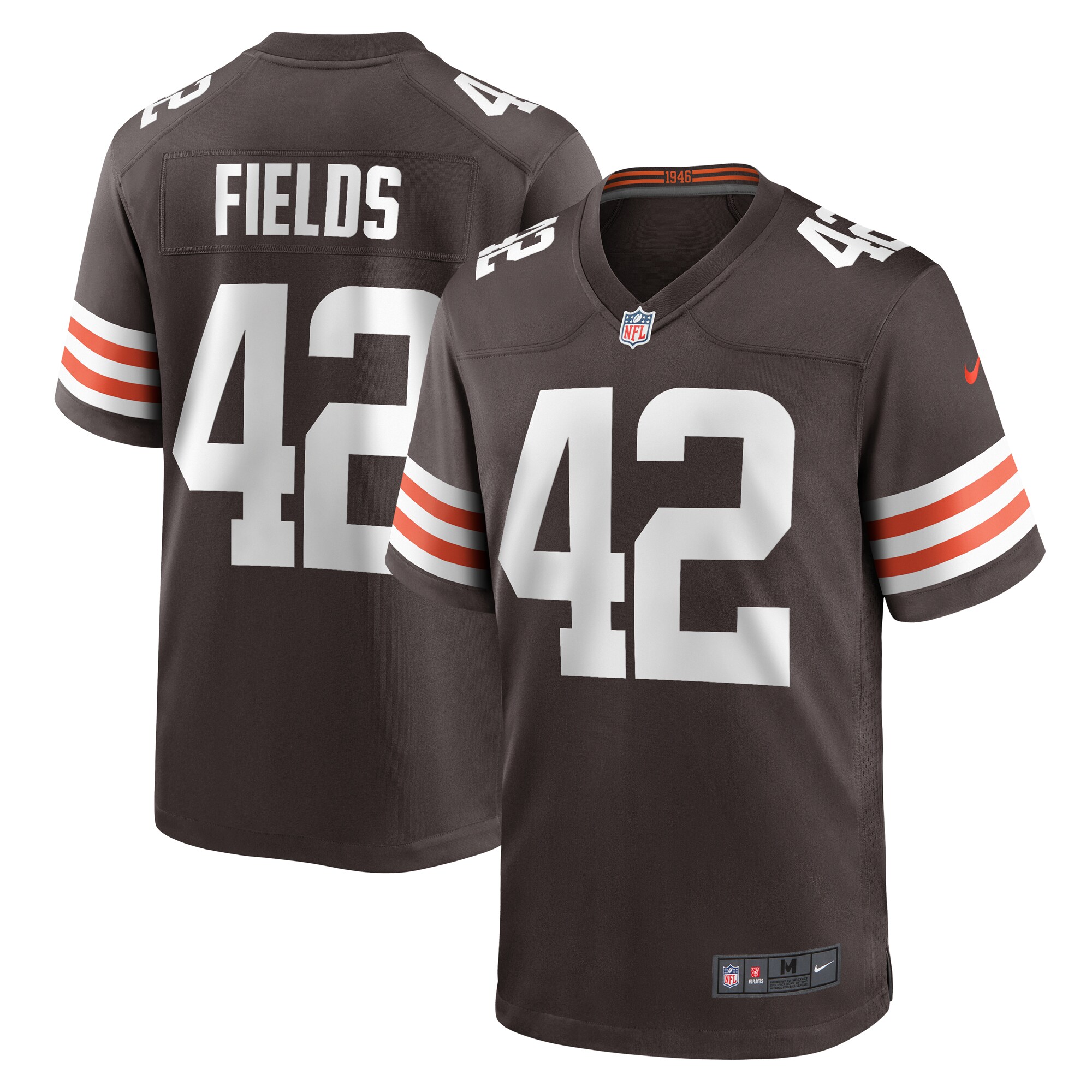 Tony Fields II Cleveland Browns Nike Team Game Jersey -  Brown