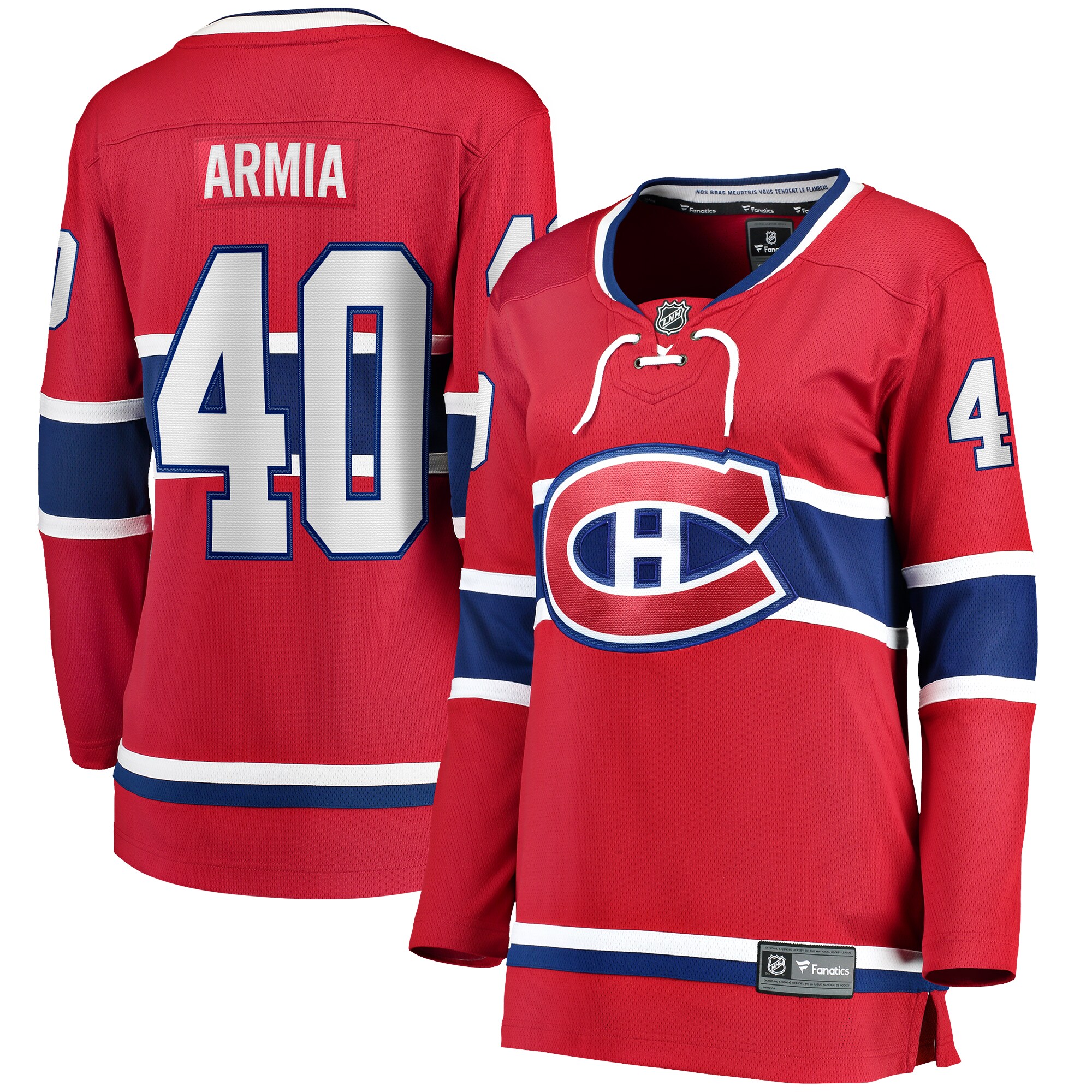 Joel Armia Montreal Canadiens Fanatics Women’s Home Breakaway Player Jersey – Red
