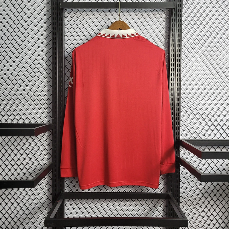 2022-23 Long Sleeve Manchester United Home Football jersey