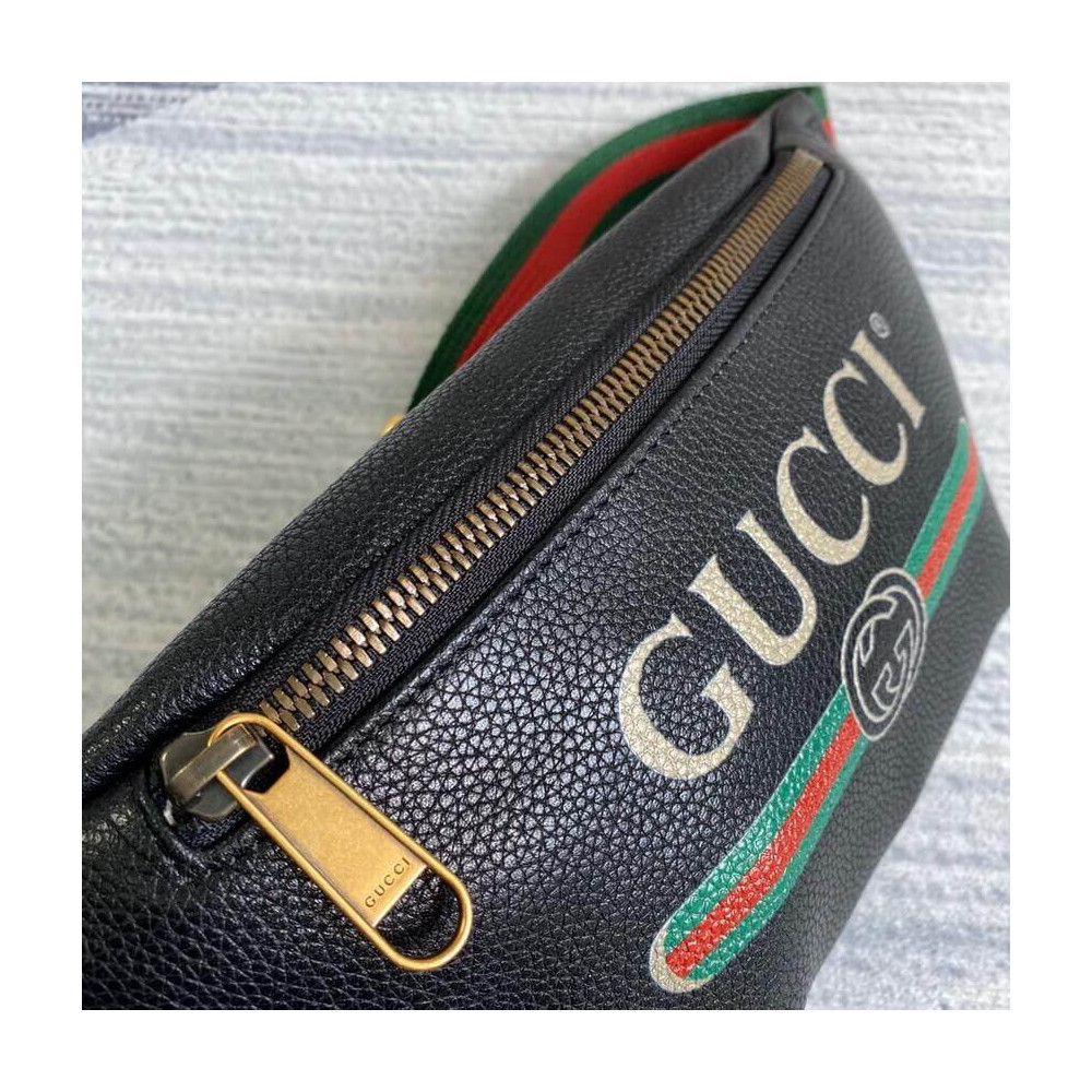 Gucci Print Small Belt Bag Waist Body Black