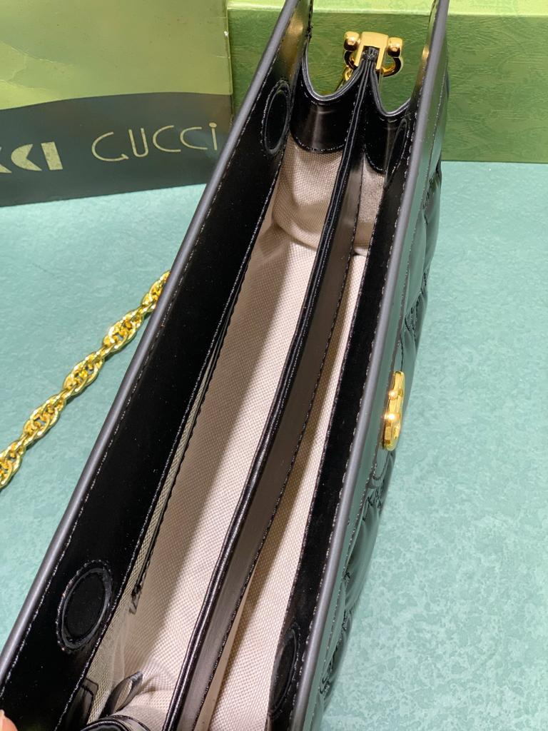 Gucci GG Matelassé Small Shoulder Bag 26cm