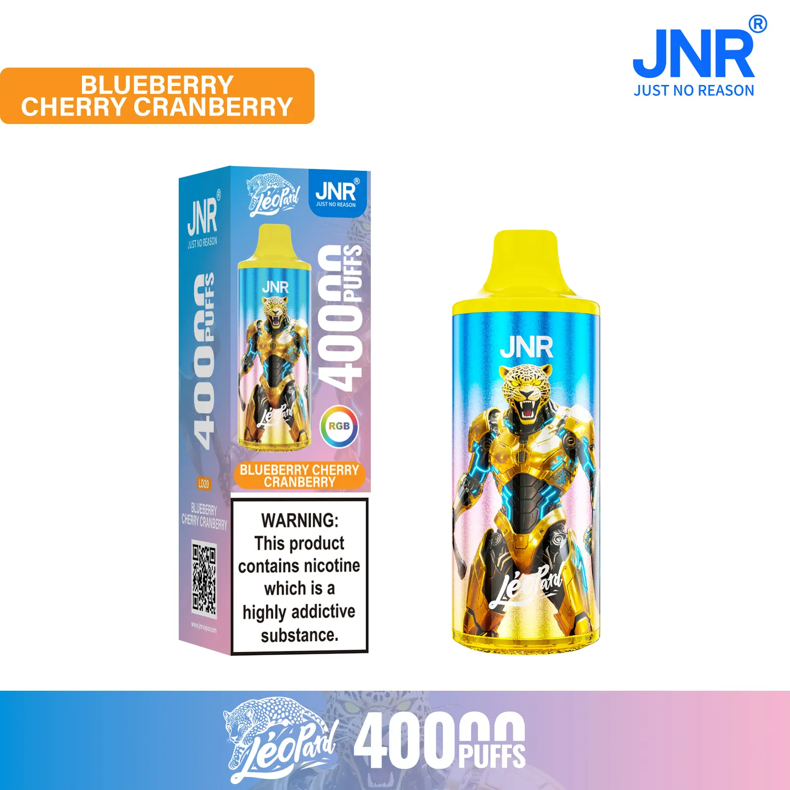 JNR Léopard 40K Puffs Disposable Vape