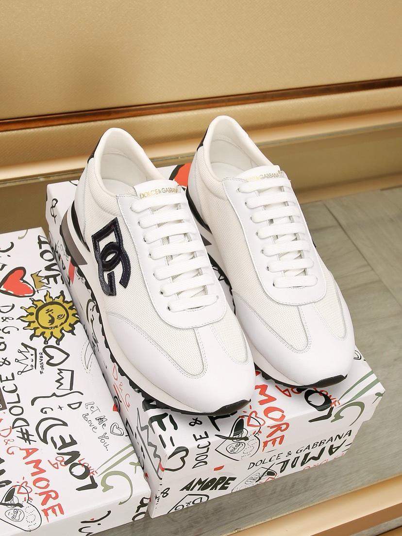 DOLCE & GABBANA Mixed-material DG CUSHION sneakers