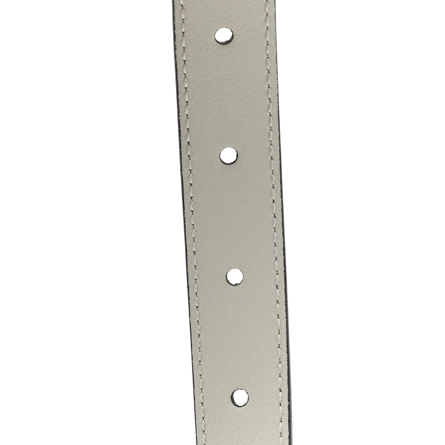 Calfskin Double G 20mm Belt 80 32 Mystic White