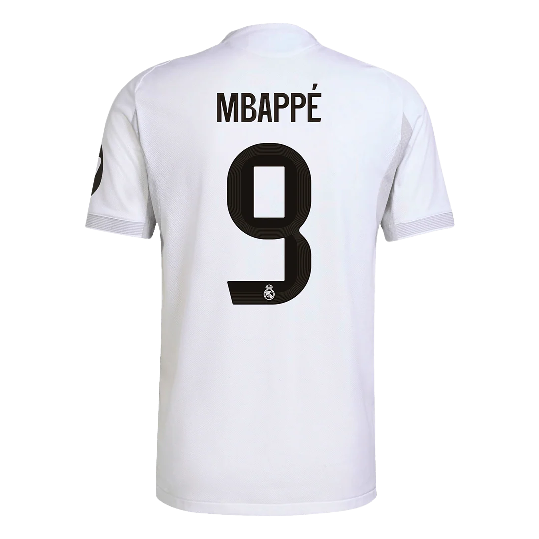 MBAPPÉ #9 Real Madrid Home Player Version Soccer Jersey 2025/26 White