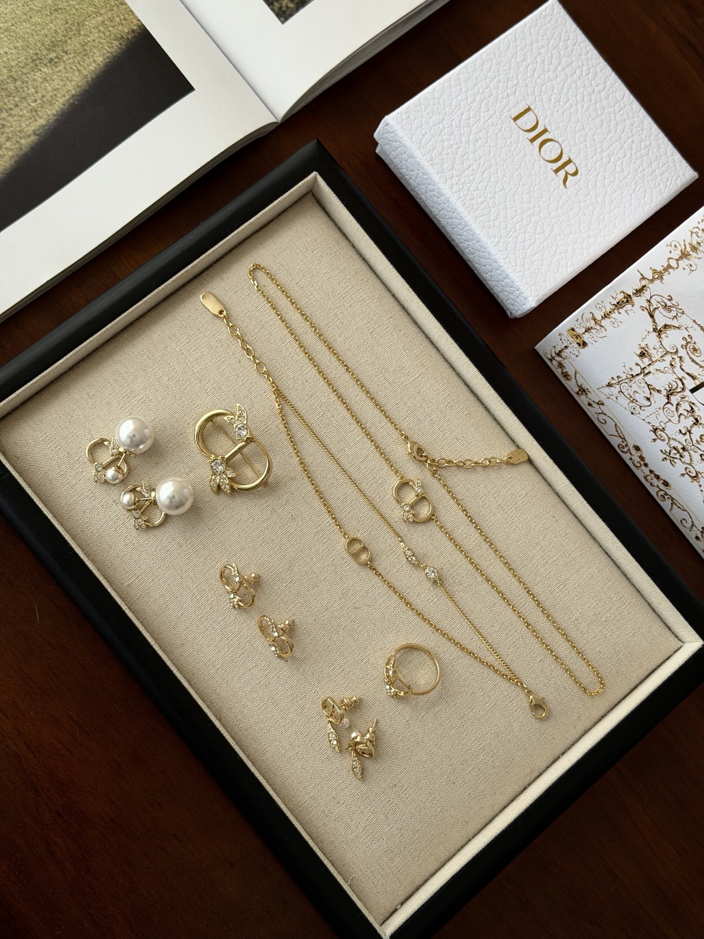 Dior CD Mini Lily of the Valley Jewelry Collection