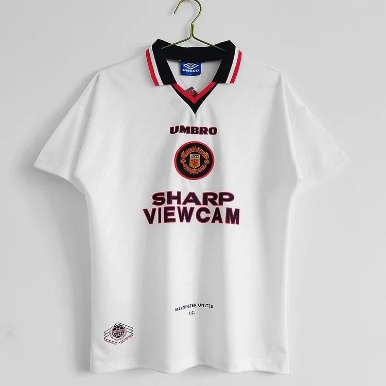 Retro 1996-97 Manchester United away CANTONA BECKHAM GIGGS KEANE Football jersey retro