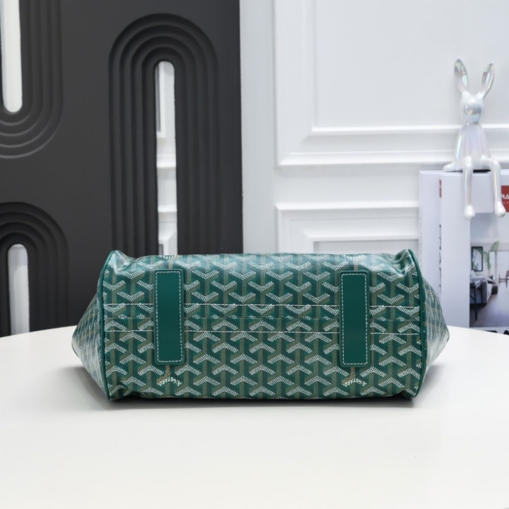 GOYARD ROUETTE SOUPLE BAG GREEN 31CM