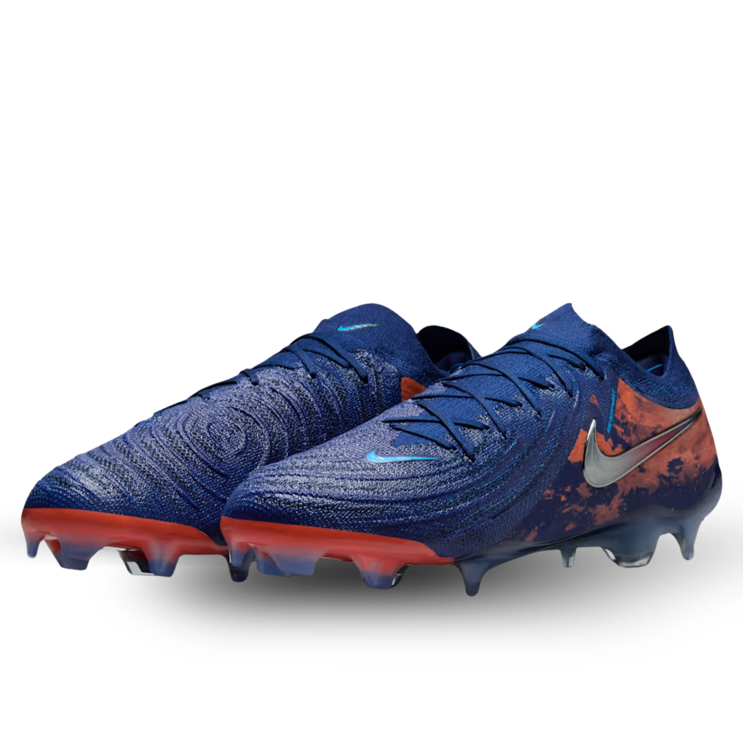 Nike Phantom GX II Elite Erling Haaland FG Soccer Cleats (Blue Void/Chrome)