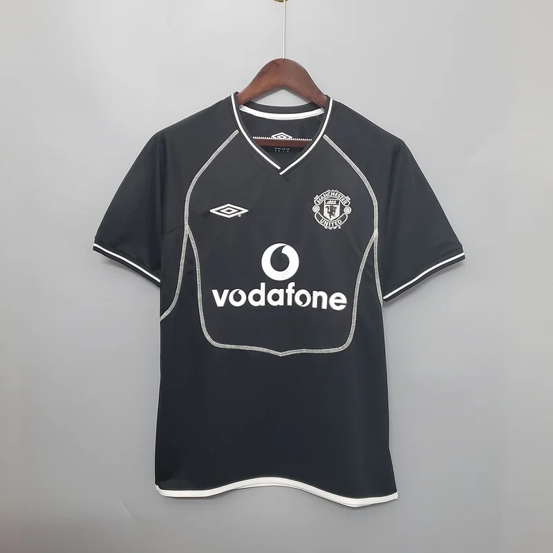 Retro 2001-02 Manchester United Black Football jersey retro