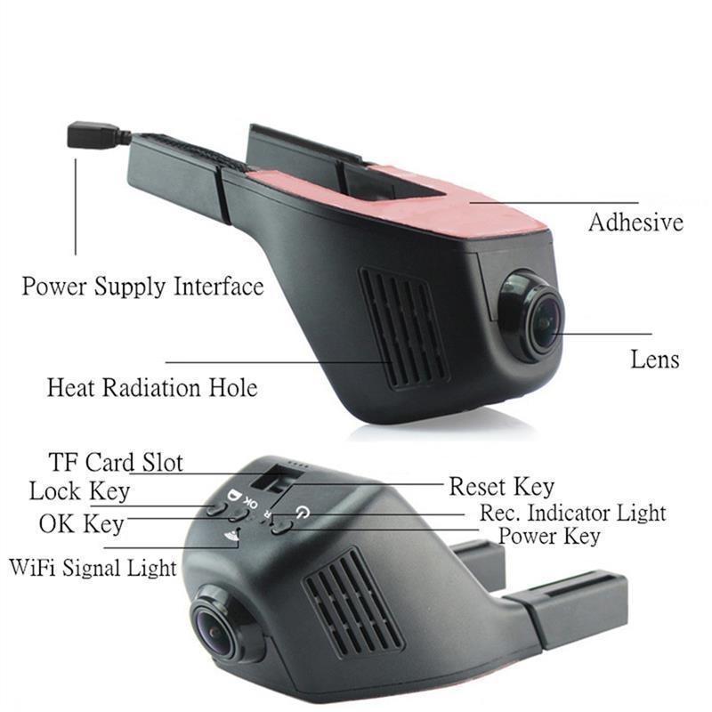 hd 1080p wifi dvr dash cam night vision