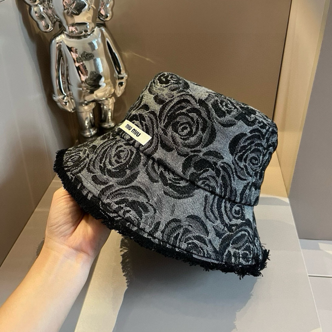 Miu Miu Denim Bucket Hat – Premium Custom Edition