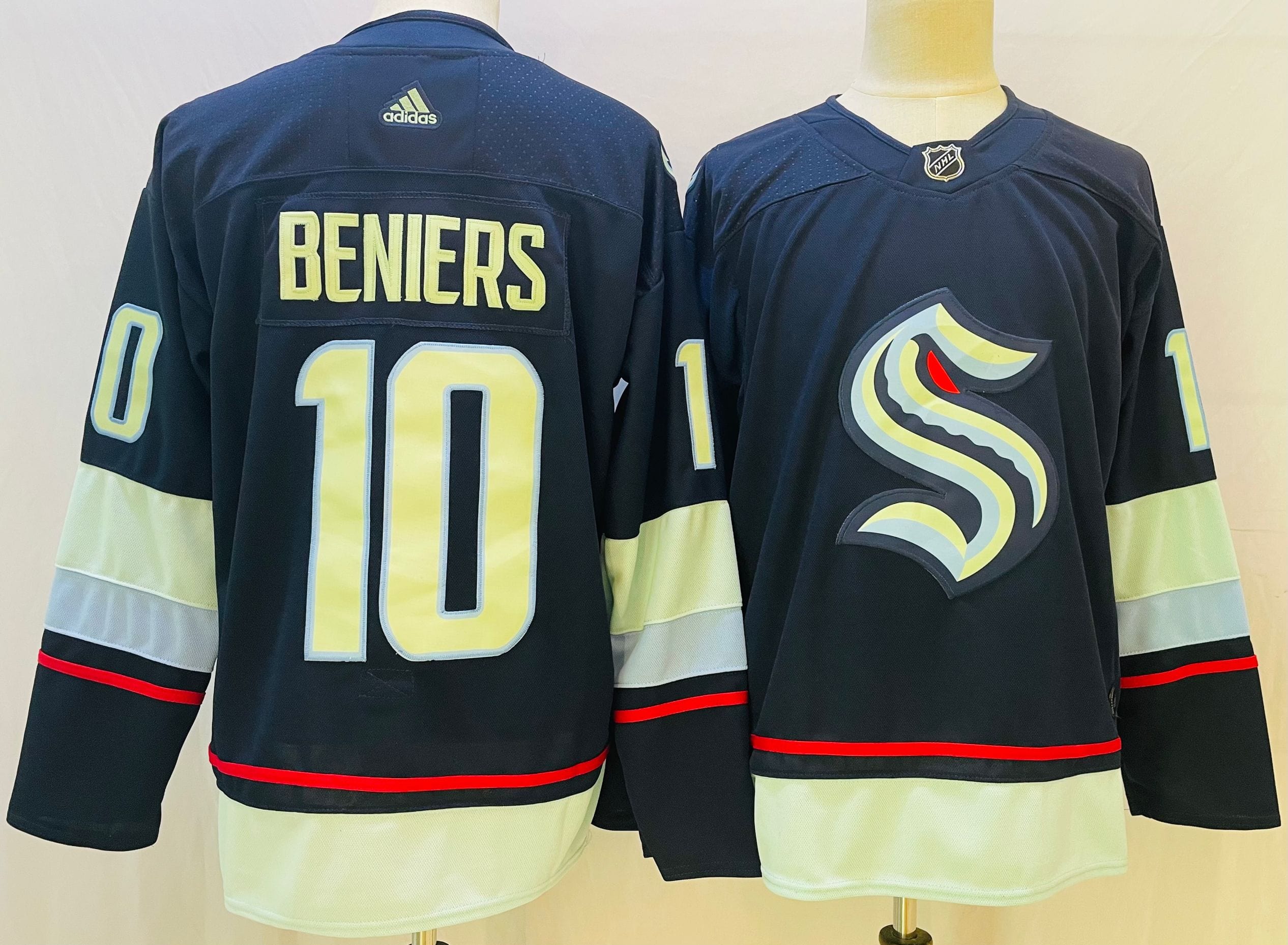 NHL Seattle KRAKEN BENIERS # 10 Jersey