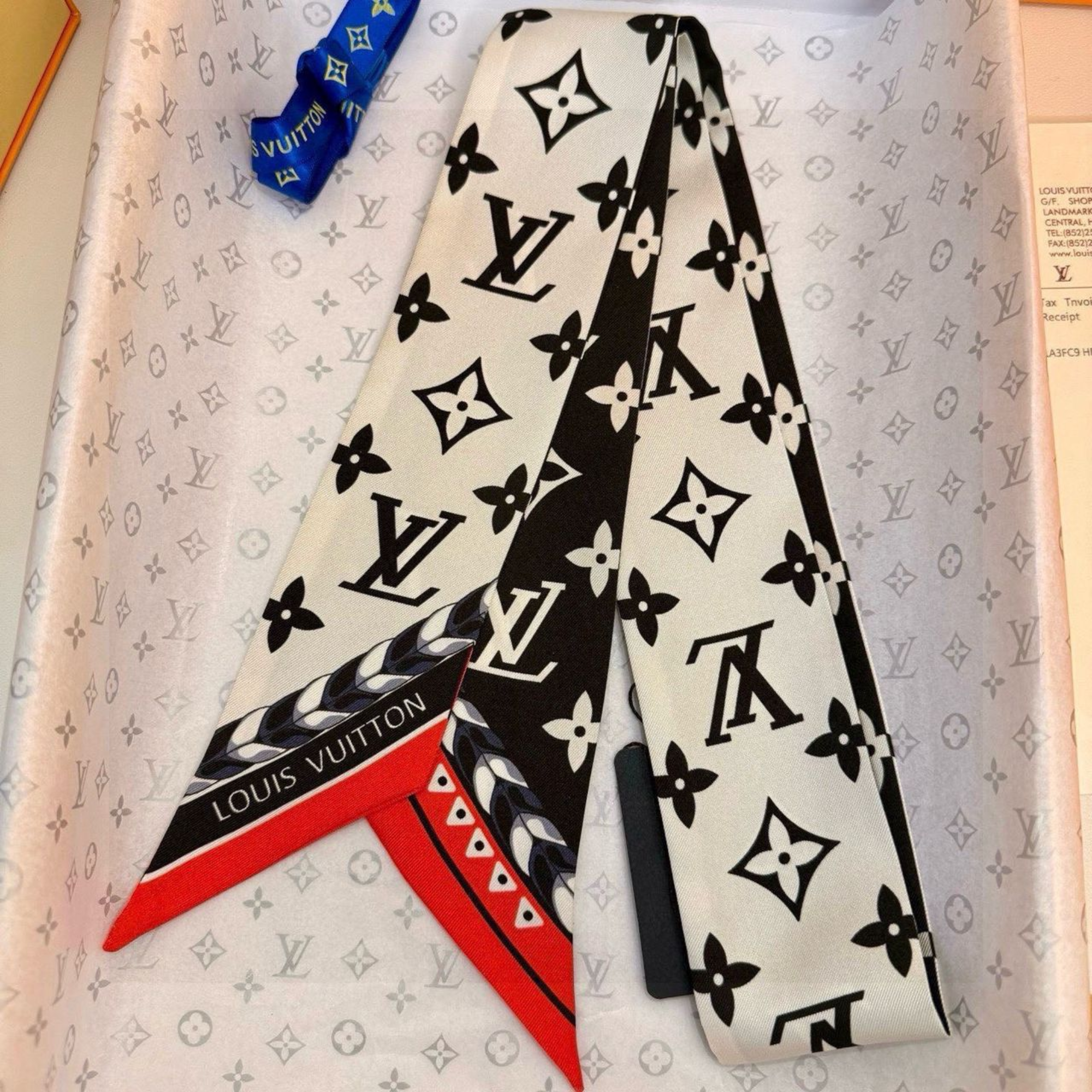 Louis Vuitton Crafty Bi-Colour Bandeau Scarf