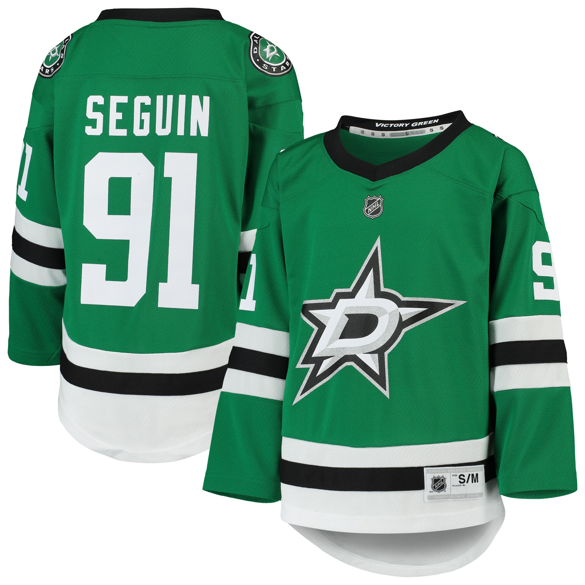 Tyler Seguin Dallas Stars Youth Home Replica Player Jersey – Kelly Green