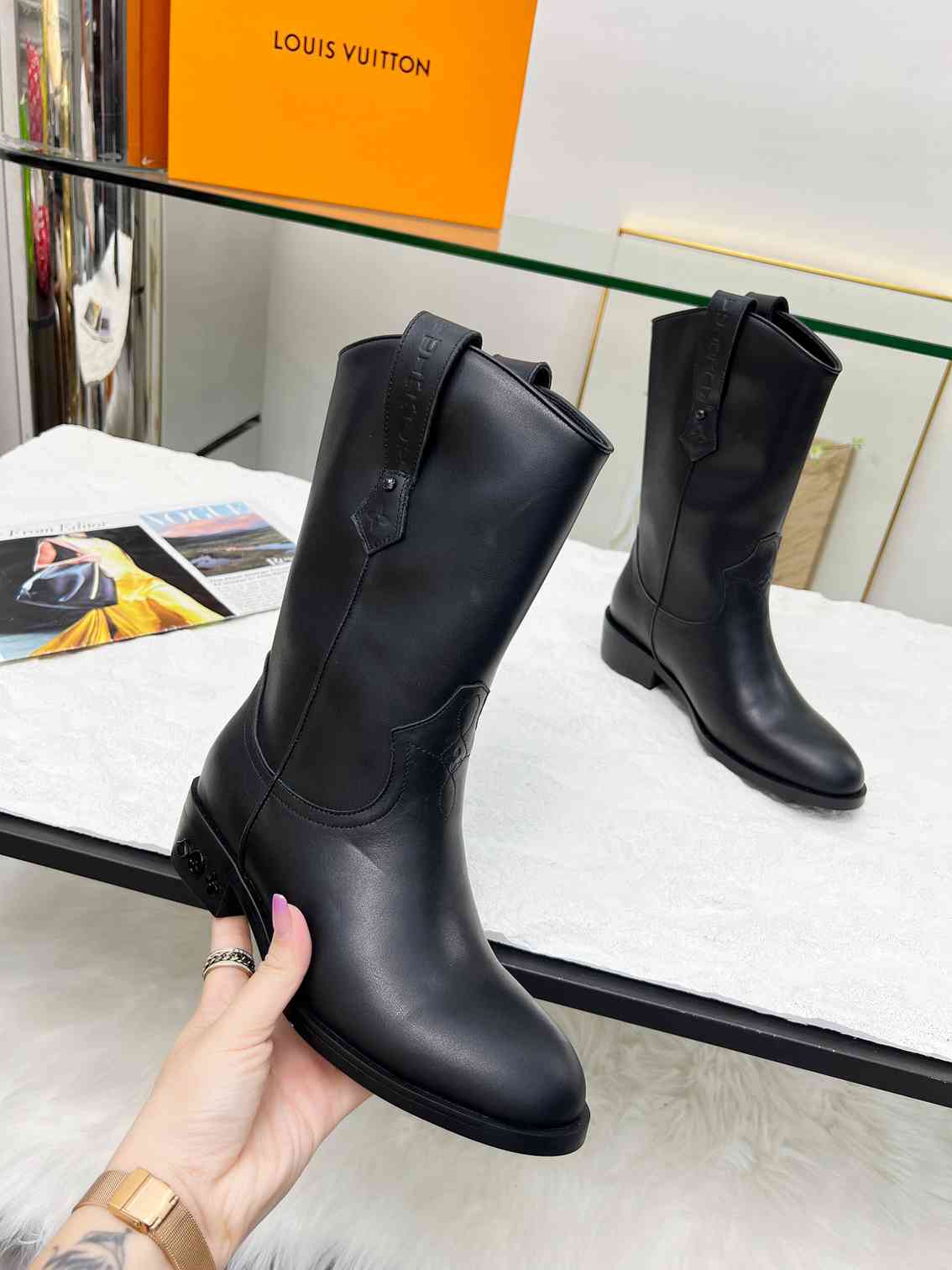 Louis Vuitton Lv Rider Boots Black 1Ad7Ht