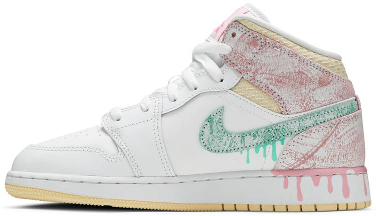 Air Jordan 1 Mid SE GS Ice Cream DD1666-100