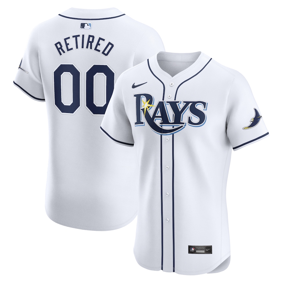 Tampa Bay Rays Home Elite Pick-A-Player Retired Roster Jersey White