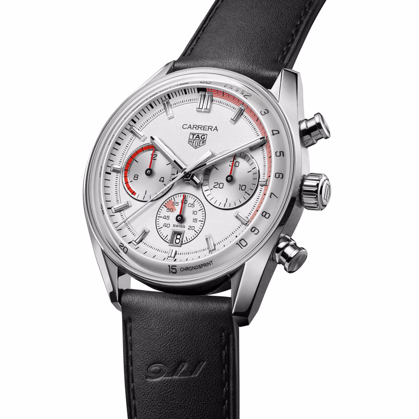 TAG Heuer Carrera Chronosprint X Porsche Special Edition 42mm Mens Watch Silver CBS2011.FC6529