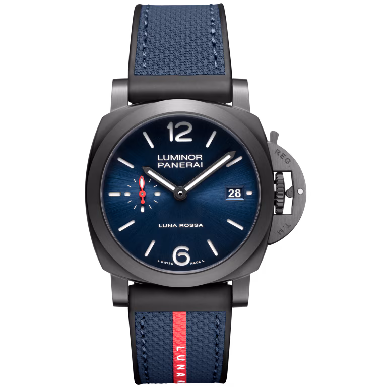 Panerai Luminor Quaranta Steel DLC Luna Rossa 40mm PAM01408