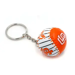 Baseball Keychain Pendant  San Francisco Giants Orange