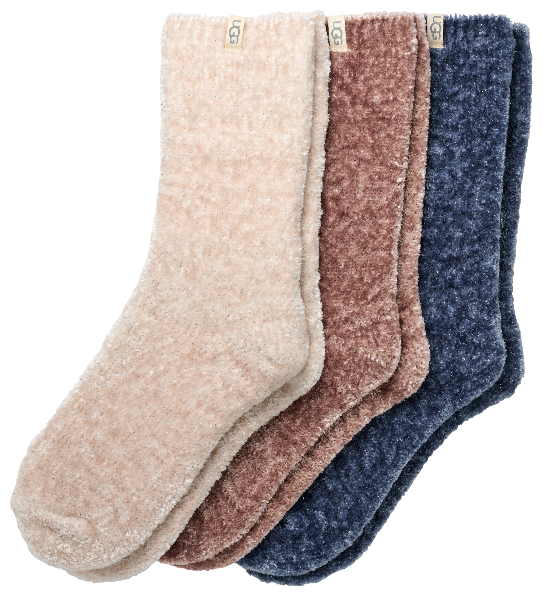 UGG Leda Sparkle 3 Pack Socks
