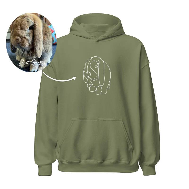 50% OFF🔥CUSTOM LINE DRAWING HOODIE💕SWEATSHIRT