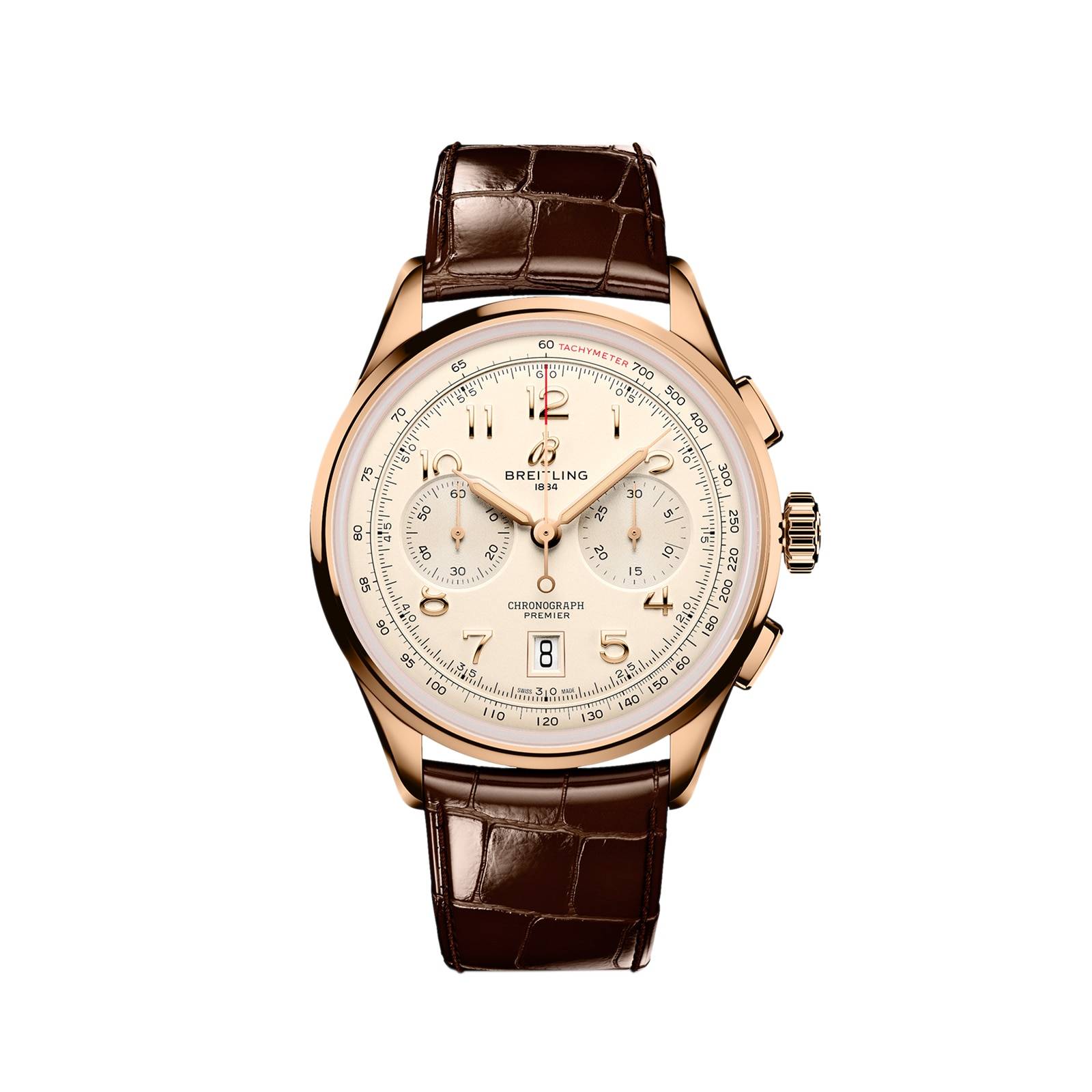 Breitling Premier B01 Chronograph 42mm Mens Watch Cream-P17532223