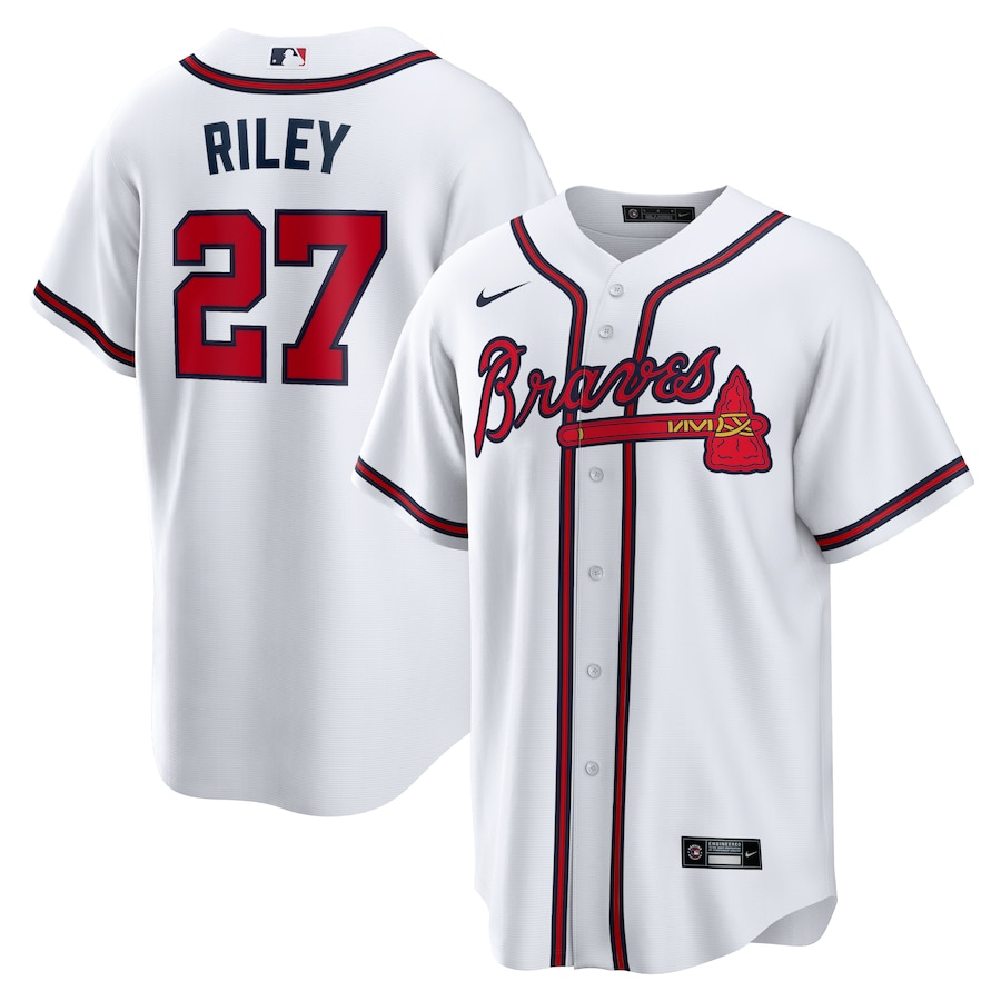 Austin Riley Atlanta Braves Home Player Jersey White