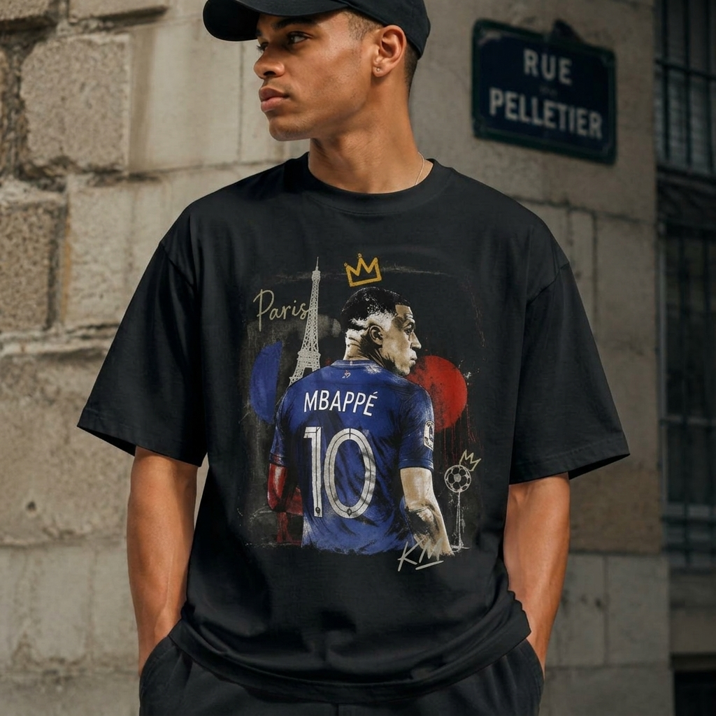 Kylian Mbappé Unisex T-Shirt – Limited-Time Offer – Hot Seller