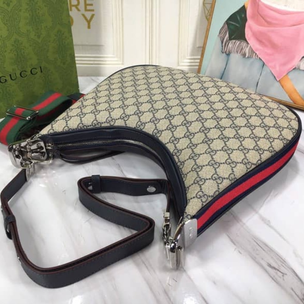 Gucci Gg Attache Large Shoulder Bag Beige 35Cm 702823 96Grn 4082