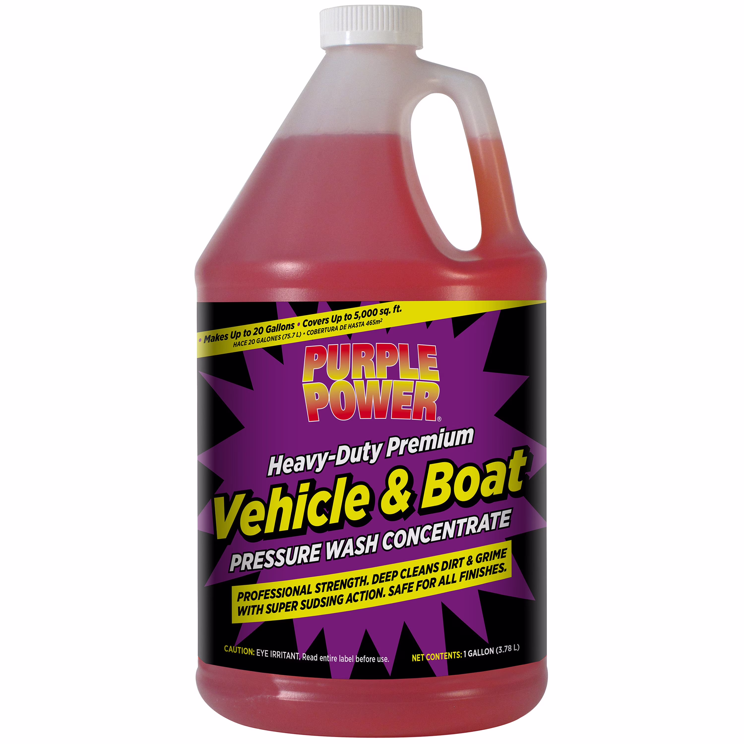 Purple Power Heavy-Duty Vehicle and Boat Pressure Washer Fluid, 1 Gallon