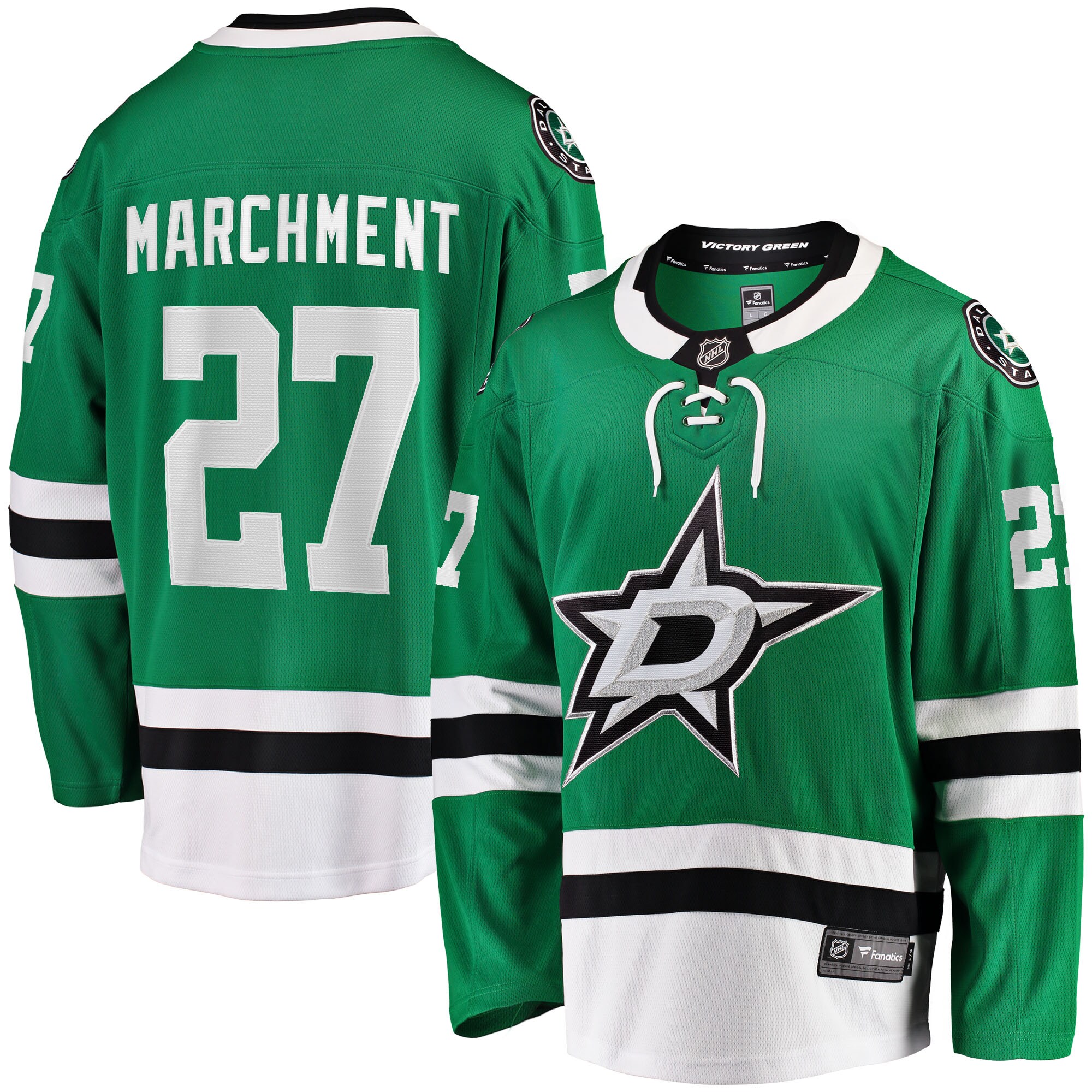 Mason Marchment Dallas Stars Fanatics Home Breakaway Player Jersey – Kelly Green
